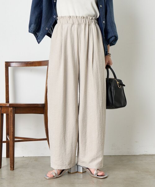 Jena espace merveilleux パンツ ピーチスキンカーブパンツ