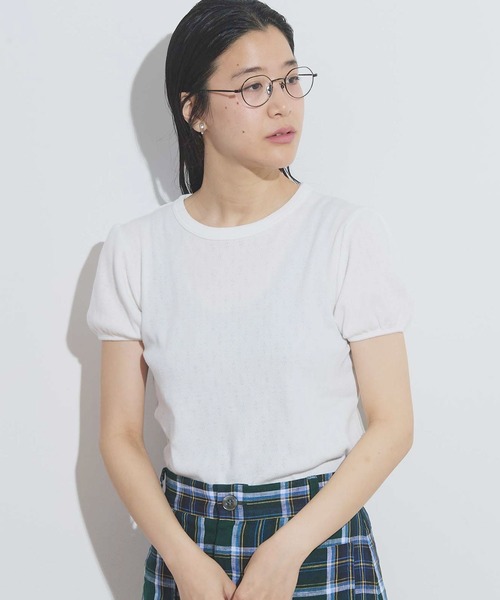 tシャツ patternmesh puff Tshirt レディース