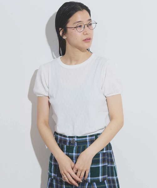 ふあさん専用 fig London tシャツ patternmesh puff Tshirt レディース