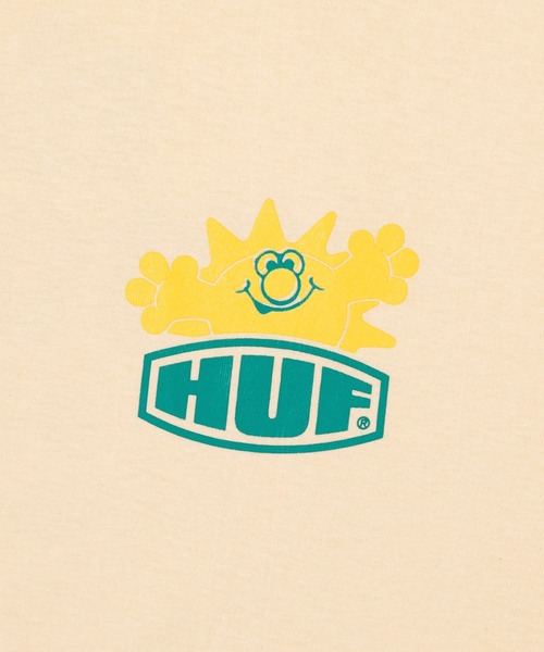「HUF」 半袖Tシャツ LARGE ホワイト メンズ
