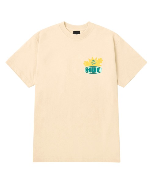 「HUF」 半袖Tシャツ LARGE ホワイト メンズ