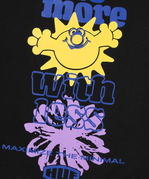 「HUF」 半袖Tシャツ LARGE ホワイト メンズ