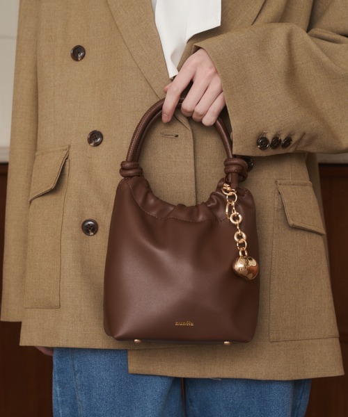 nunela ハンドバッグ デザインハンドバッグ「No.7」 : ZOZOTOWN Yahoo