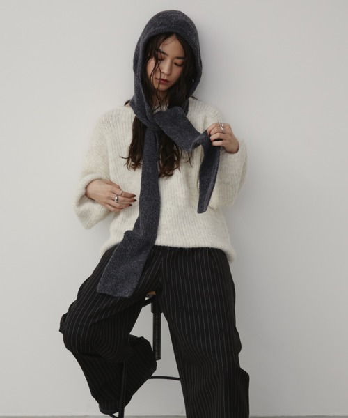 Aunt Marie's（アントマリーズ） マフラー ストール フード付きニット