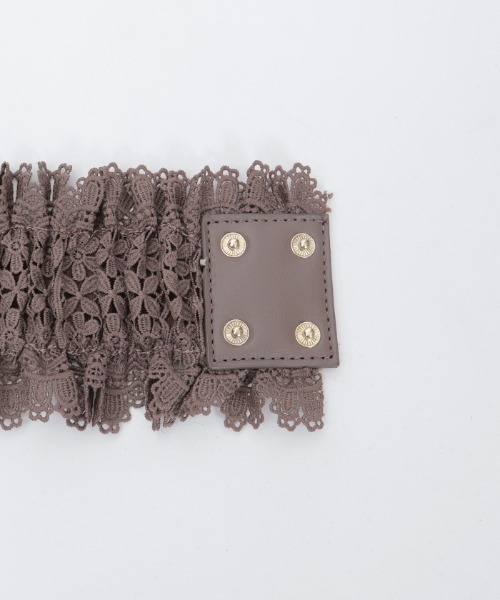 axes femme 装飾付きゴムベルト5本セット 花装飾クラシカルゴムベルト | axes femme | axes femme online shop