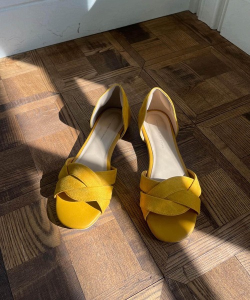 「URBAN RESEARCH DOORS」 フラットサンダル 38 グリーン レディース_画像3