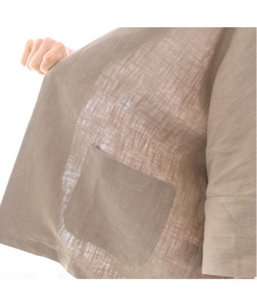 「Ehre style」 ノーカラージャケット FREE ベージュ レディース_画像2