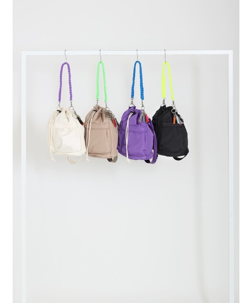 cheek トートバッグ 「cheek」kinchaku code 2 way tote レディース