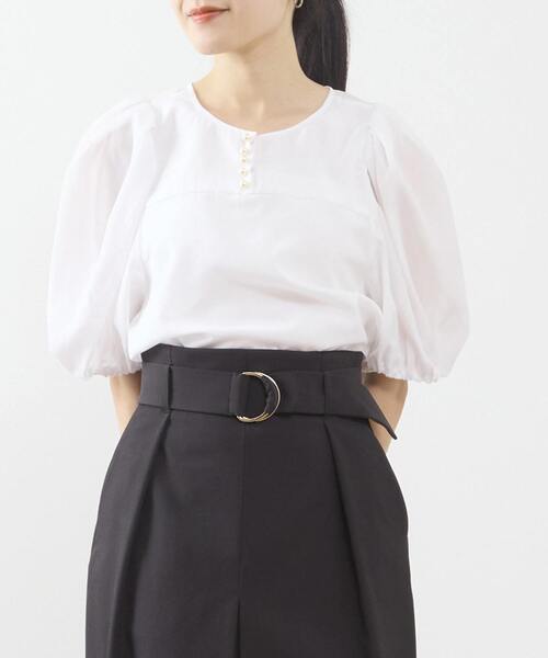 「TIARA」 7分袖ブラウス FREE ピンク レディース_画像2