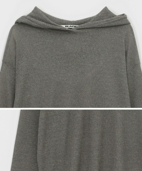 「BLACKUP」 プルオーバーパーカー FREE ブラウン レディース_画像6