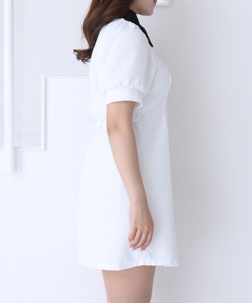 「titty&Co. PETIT」 半袖ワンピース FREE ブラック レディース_画像3