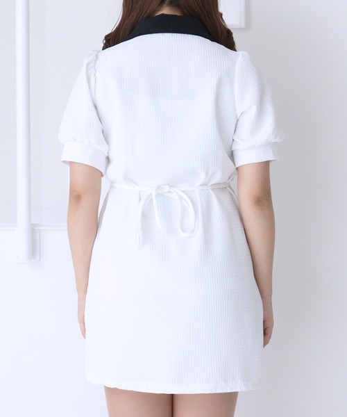 「titty&Co. PETIT」 半袖ワンピース FREE ブラック レディース_画像4