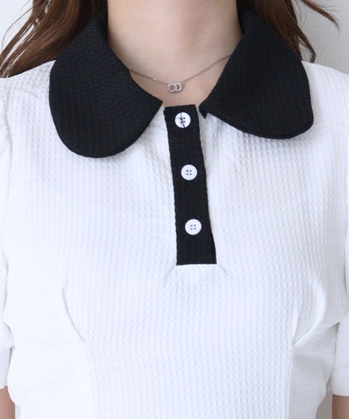 「titty&Co. PETIT」 半袖ワンピース FREE ブラック レディース_画像8