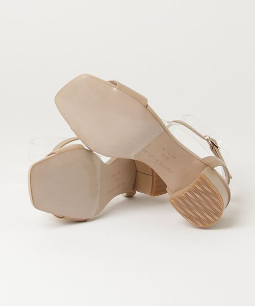 「ODETTE E ODILE」 ヒールサンダル 23cm シルバー レディース_画像3