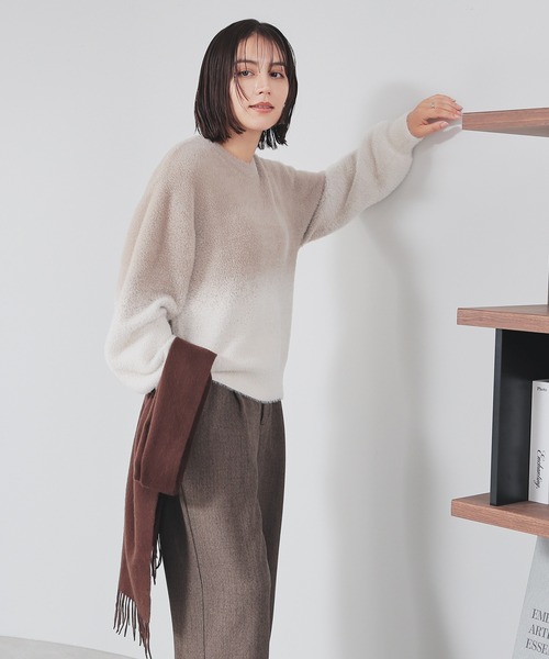 Supreme グラデーションニットセーター Lサイズ GLACIER lusso（グラシアルッソ） ニット セーター グラデーション