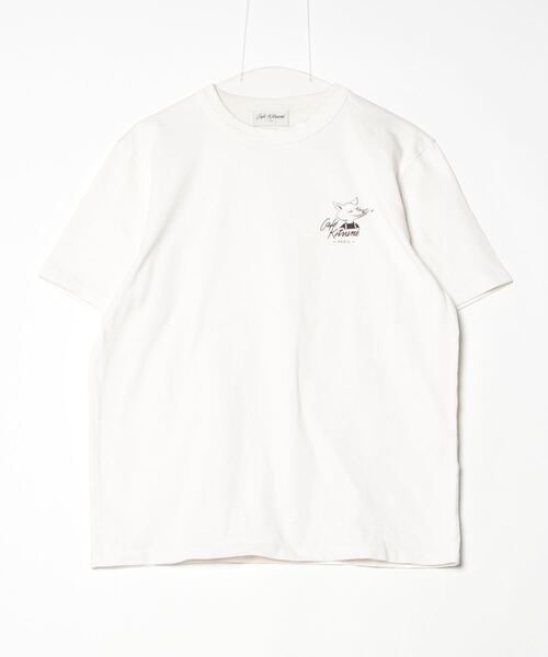 MAISON KITSUNE（メゾン キツネ） 半袖Tシャツ S クリーム メンズ