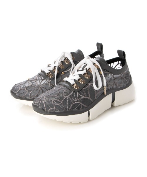 「Realta」 ローカットスニーカー M ブラック レディース_画像6