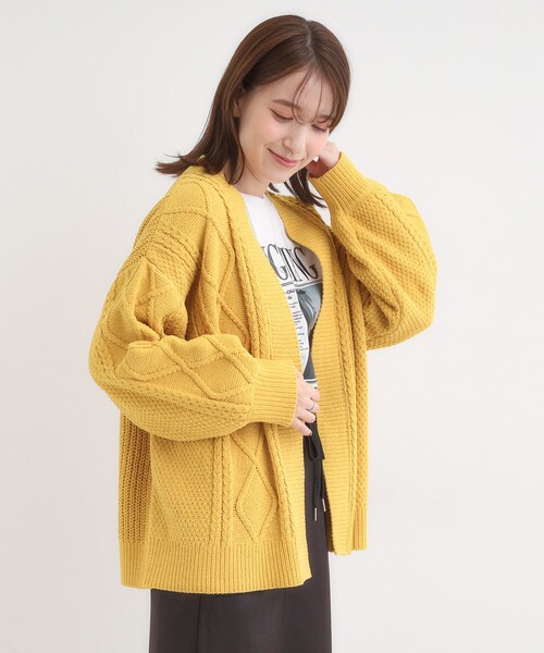 SHOO・LA・RUE（シューラルー） カーディガン 「洗濯機可/S-LL」大人の