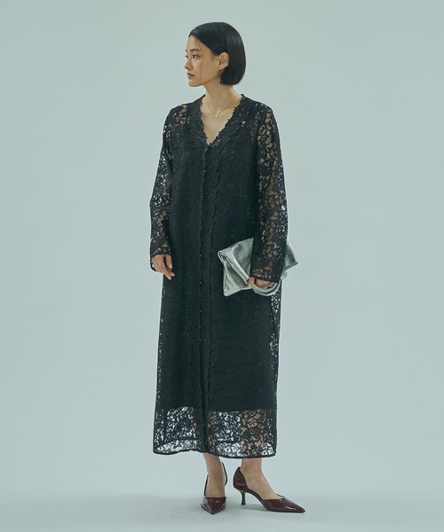 ROSE BUD（ローズバッド） ワンピース LACE GOWN DRESS : ZOZOTOWN