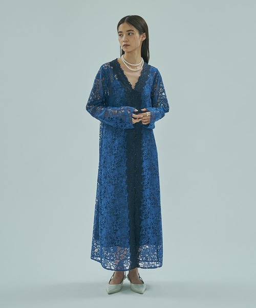 ROSE BUD（ローズバッド） ワンピース LACE GOWN DRESS : ZOZOTOWN