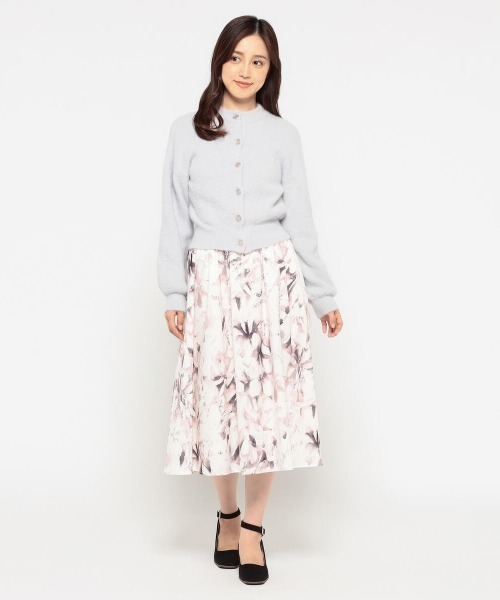 「MISCH MASCH」 ニットカーディガン MEDIUM ライトブルー レディース_画像9