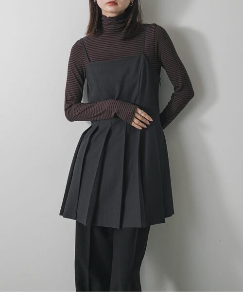 SENSE OF PLACE by URBAN RESEARCH ワンピース プリーツミニキャミ