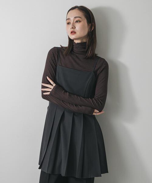 SENSE OF PLACE by URBAN RESEARCH ワンピース プリーツミニキャミ