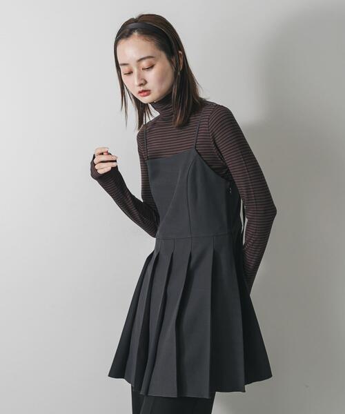 SENSE OF PLACE by URBAN RESEARCH ワンピース プリーツミニキャミ