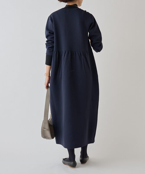 BEARDSLEY（ビアズリー） ニットワンピース FREE ネイビー レディース