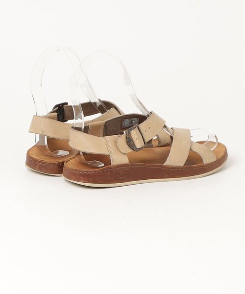 「Chaco」 フラットサンダル UK4 ブラウン レディース_画像2