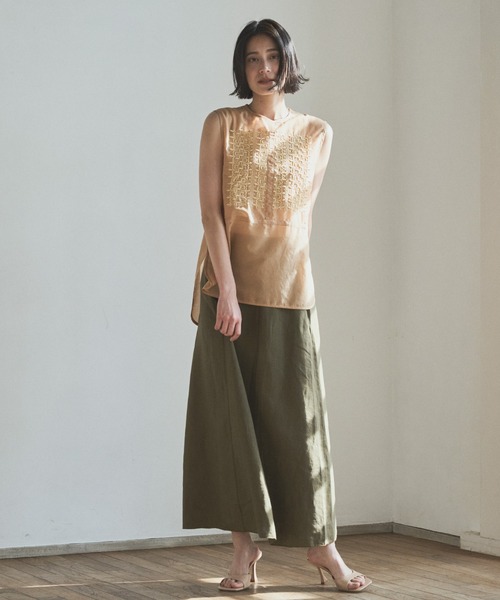 「Audrey and John Wad」 ロングスカート S グリーン レディース_画像4