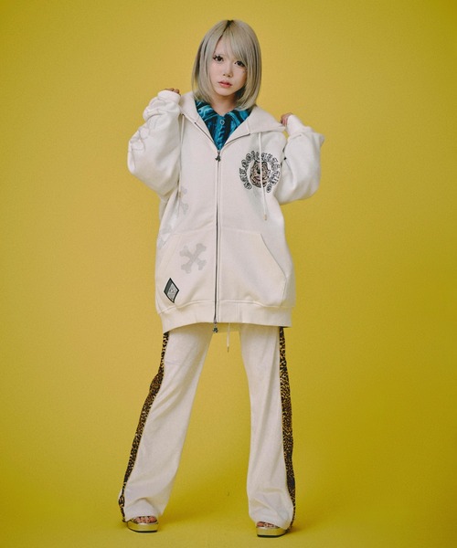 （即発送）ガルフィー GALFY ピカピカ骨骨 パーカー Lサイズ 完売品 GALFY（ガルフィー） パーカー GALFY-ピカピカ骨骨パーカー メンズ