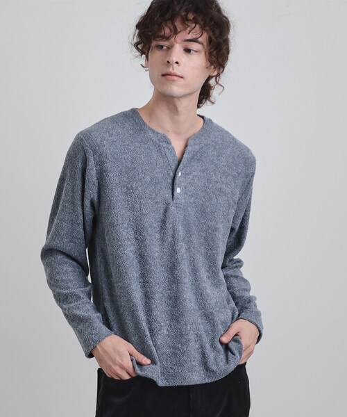 tk.TAKEO KIKUCHI（ティーケータケオキクチ） ヘンリーネック tシャツ
