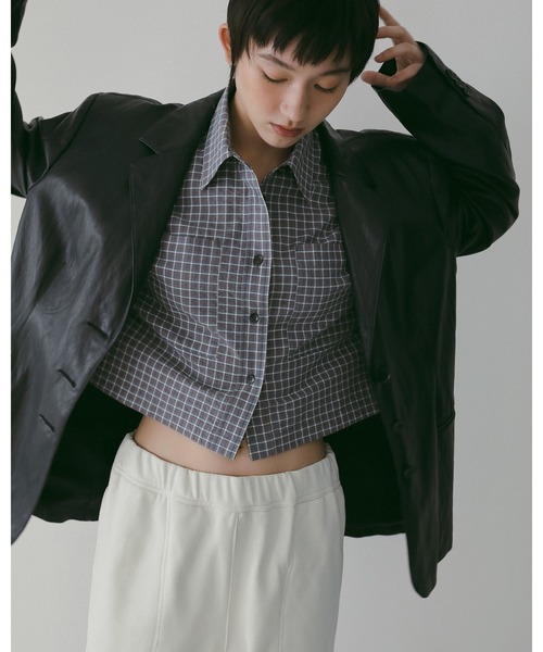 anuke（アンヌーク） ジャケット テーラードジャケット Ecoleather