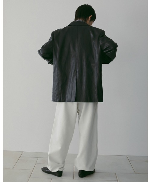 anuke（アンヌーク） ジャケット テーラードジャケット Ecoleather