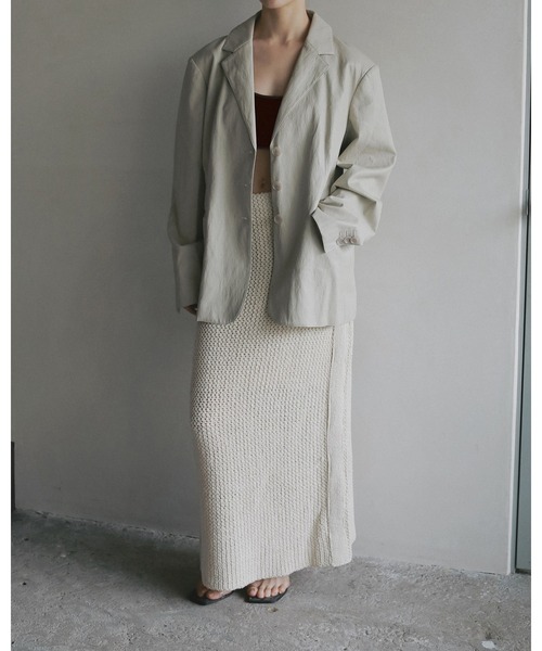 anuke（アンヌーク） ジャケット テーラードジャケット Ecoleather