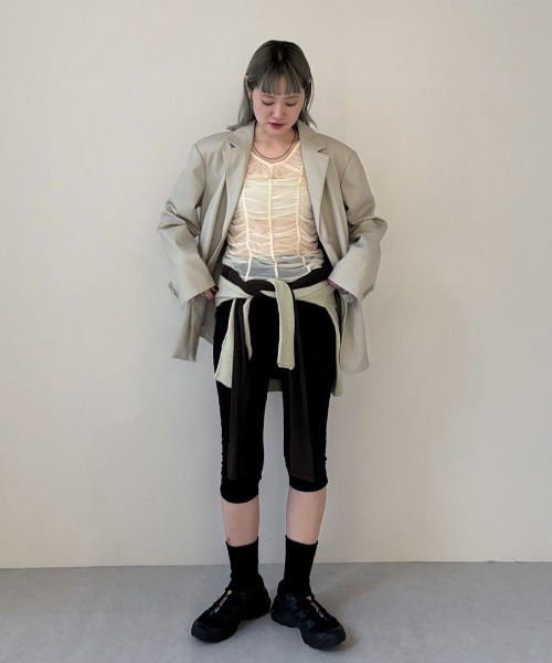 anuke（アンヌーク） ジャケット テーラードジャケット Ecoleather
