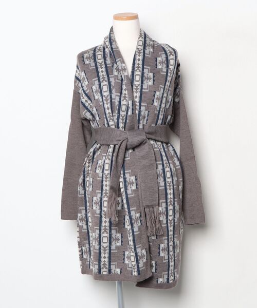 美品 Deuxieme Classe カーディガン グレー Deuxieme Classe（ドゥーズィエムクラス） ニットカーディガン