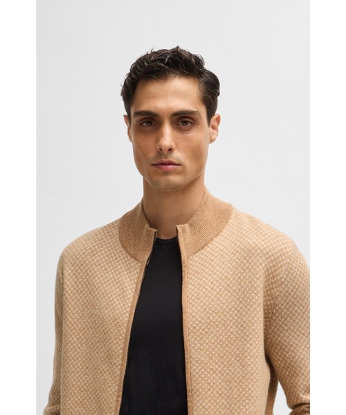 BOSS（HUGO BOSS） セーター ニット ジップアップ ニットカーディガン