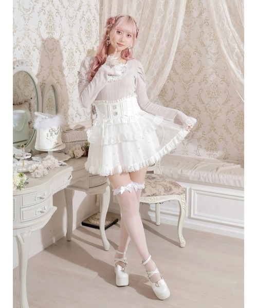 NOEMIE（ノエミー） tシャツ お嬢さんバックレースアップフレア