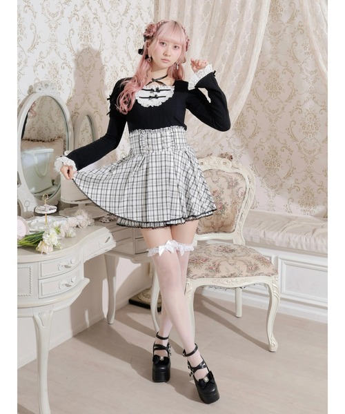 NOEMIE（ノエミー） tシャツ お嬢さんバックレースアップフレア