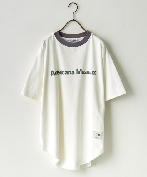 「AMERICANA」 半袖Tシャツ ONE SIZE オフホワイト レディース_画像2