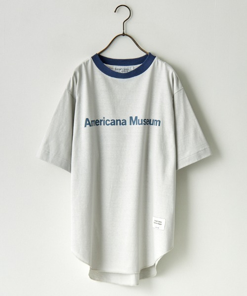 「AMERICANA」 半袖Tシャツ ONE SIZE オフホワイト レディース_画像4