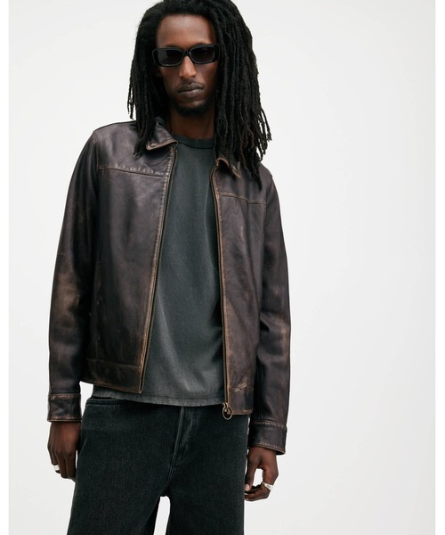 オールセインツ ラム レザー ジャケット allsaints オールセインツ(AllSaints) 2016-17年秋冬 メンズコレクション