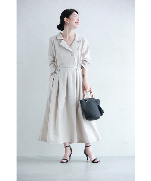 「CAWAII」 長袖ワンピース FREE アイボリー レディース_画像5