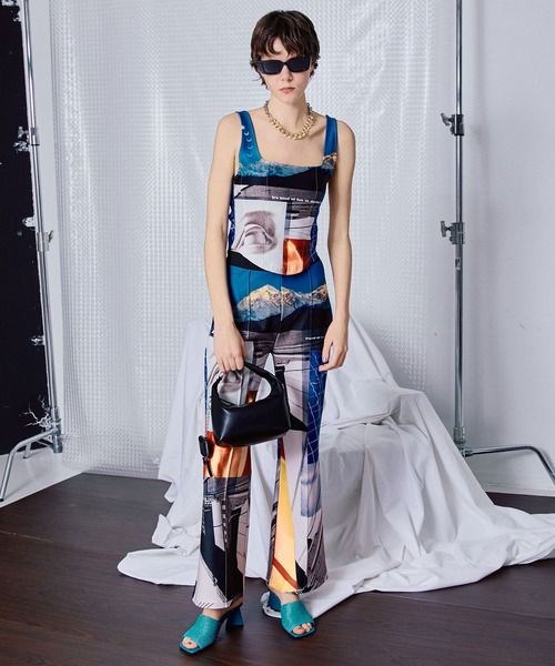 MAISON SPECIAL / ボトム/38/コットン/BLU/無地/21232465314 MAISON SPECIAL（メゾンスペシャル） パンツ 38 ブルー レディース