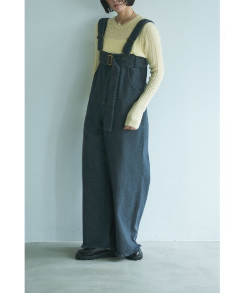 marjour（マージュール） サロペット オーバーオール DENIM SALOPETTE