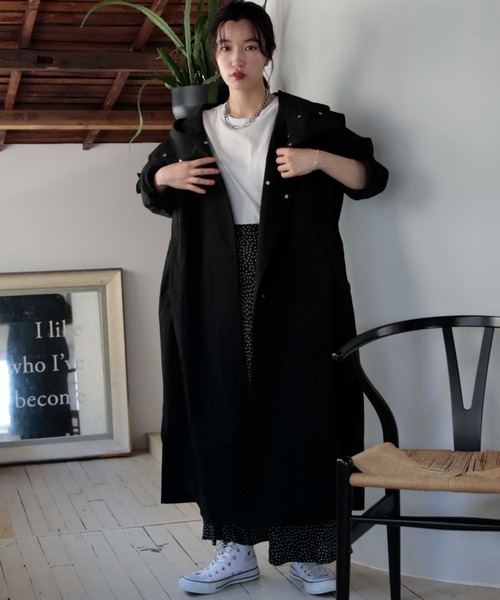 「DOUX ARCHIVES」 コート MEDIUM ブラック レディース_画像4