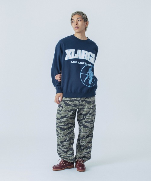 XLARGE（エクストラ ラージ） カーゴパンツ 32inch オリーブ メンズ