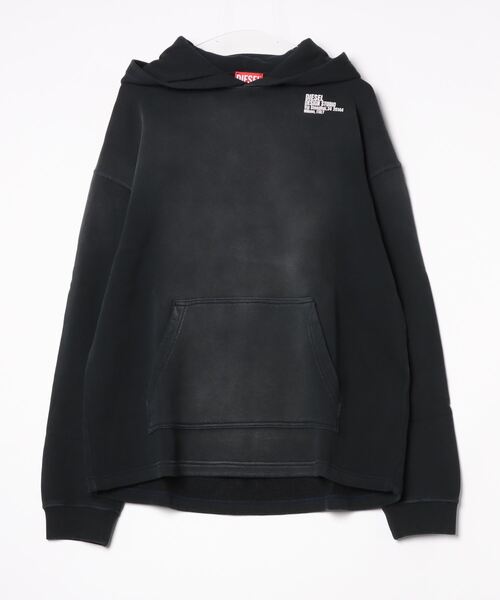 DIESEL（ディーゼル） プルオーバーパーカー LARGE ブラック メンズ